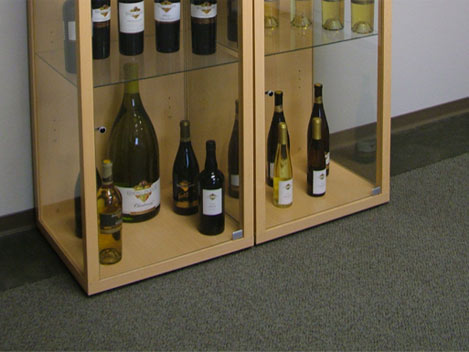 Every Square Foot Counts For A Polished Image In A Winery's Lobby